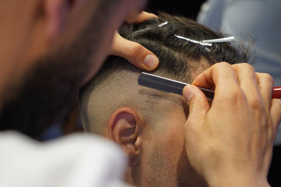 Ukázka střihu High fade / skin fade