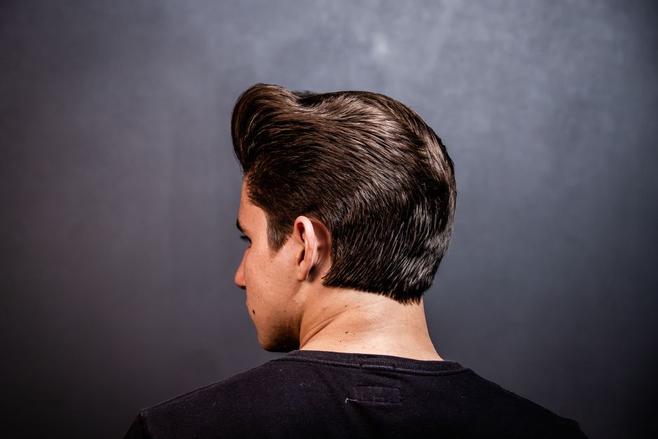 Ukázka střihu Slick back